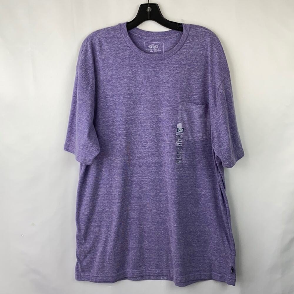 Ecco Men's Purple NWT Short Sleeve Active Wear Tee Size XXL
